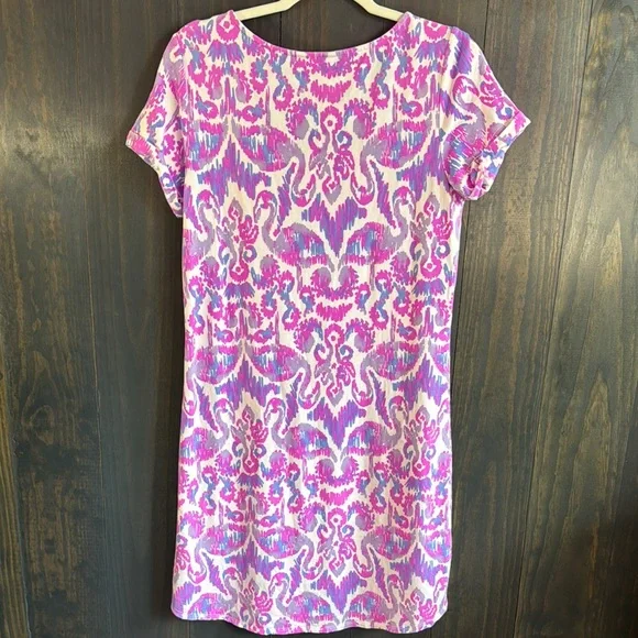 Lilly Pulitzer Tammy Flamingo Tshirt Dress Womens Medium - Picture 5 of 6